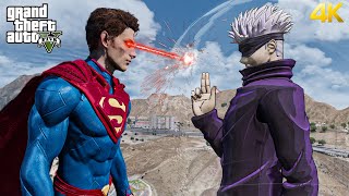 GTA 5 - Superman VS Gojo | Epic Death Battle!