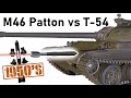 1950's EXPERIMENTAL APFSDS vs T-54 | M46 vs T-54 | 90mm T82E23 Armour Piercing SImulation