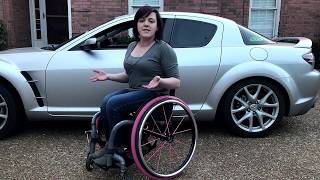 Wheelchair User Mazda RX-8 With Adaptive Hand Controls Demonstration