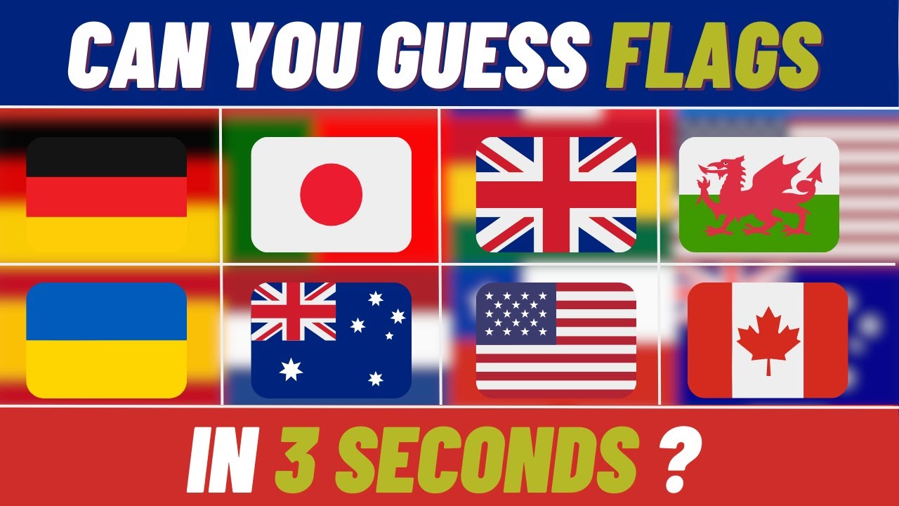 Guess The Country Flag Challenge - Can You Do It In 3 Seconds? - YouTube