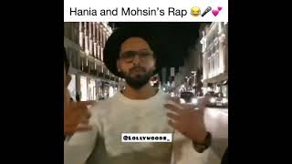 Hania amir and mohsin abbas fahad mustafa jawed sheikh promoting namalood afraad song