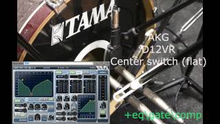 Fast 5 Kick mic Comparison AKG D224E D12VR D12E Oktava MD-186 Sennheiser e609