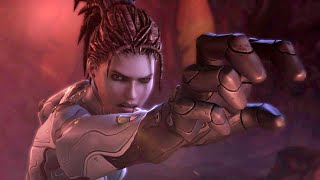 4K풀옵 군심에서도 한판 붙는 케리건과 제라툴 10단콤보 ㅋ 스타2 스토리 StarCraft II 2021