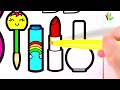 How to draw a Makeup Tools - Storytelling Unicorn Dress Up Game