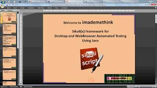 Sikuli(x) framework using Java programming - Pattern Class examples