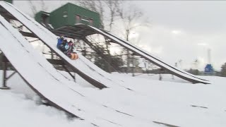 Toboggan chutes open at Chestnut Ridge