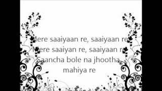 Heroine-Saiyaan With Lyrics!! ♥