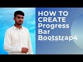 How to Create Progress Bar in Bootstrap4