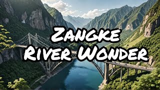 China Mega Bridge Infrastructure Technology: Zangke River Bridge  Engineering Marvel!