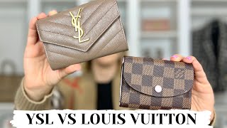 LOUIS VUITTON ROSALIE VS YSL CASSANDRE WALLET COMPARISON 💵 pros \u0026 cons, what fits inside \u0026 more