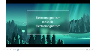 AH Physics Electromagnetism : 8b - Electromagnetism