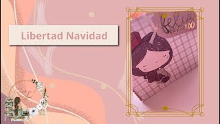 Álbum scrapbooking Libertad Navidad de Alua cid