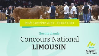 Sommet de l'élevage 2023 - Concours National LIMOUSIN - 05/10/2023