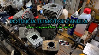 Motor zanella configuraciónes diferentes