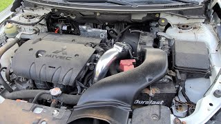 aFe Power Intake + Ralliart Air Duct Install (08+ Lancer)