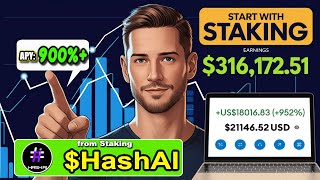 Earn $8000+ Monthly Passively by Staking $HashAI Crypto– Start Now!