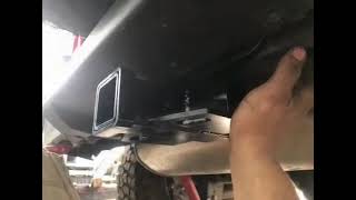 Instalando tiron para remolque a Jeep JL