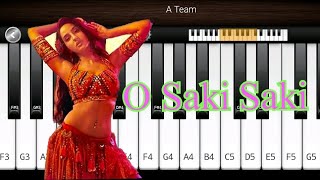 O Saki Saki (batle house) mobile piano song  // vip piano master.