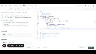 Valid Parentheses LeetCode 20 | Easy | Javascript
