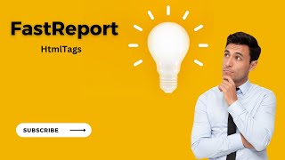 Show a text that contains html tags with fast report