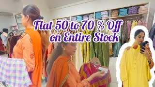 Eid shopping from Ethnic Outlet || Flat 50 to 70 % Off on entire Stock || Atrium Mall