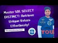 Master SQL SELECT DISTINCT: Retrieve Unique Values Effortlessly!