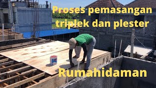 Di kejar waktu ., proses pembuatan dak