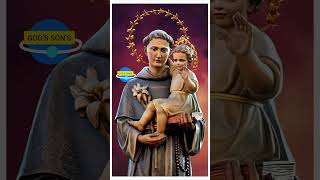 St.ANTONY,PRAY FOR US,ST. ANTHONY-SAINT OF MIRACLES PRAYER#shorts#@godssons817#