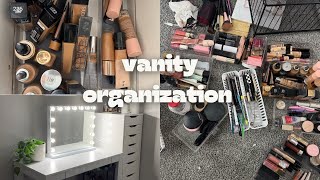 VANITY CLEAN OUT | declutter + re-organize