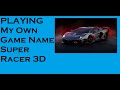 Roaming In My Own Game Named Super Racer 3D || Extreme Gamerz || Unity || My New Game || #op || BGMI