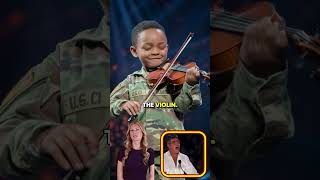 Absolutely amazing! A 2 year old baby plays the violin  The hall sobbed from her performance!