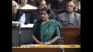 FM's assurance on FDI and response of Smt. Sushma Swaraj: 07.12.2011