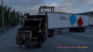 Livraison de LAIT EN POUDRE dans L'ETAT de WASHINGTON. AMERICAN TRUCK SIMULATOR 🚛