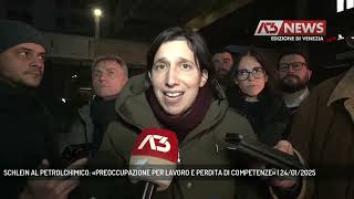 SCHLEIN AL PETROLCHIMICO: «PREOCCUPAZIONE PER LAVORO E PERDITA DI COMPETENZE» | 24/01/2025