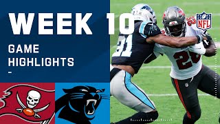 Buccaneers vs. Panthers Week 10 Highlights | NFL 2020