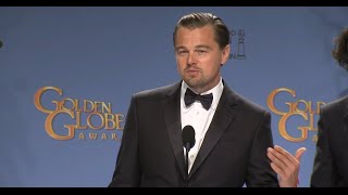Leonardo DiCaprio Pays Homage To What's Eating Gilbert Grape at the Golden Globes