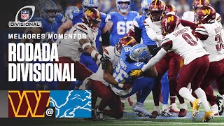 Washington Commanders vs. Detroit Lions | Melhores Momentos - Divisional Round | NFL Brasil