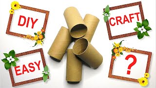 I Always Collect Toilet Paper Rolls 🤩 Look How to Reuse Them ♻️9 Easy DIY Crafts for Home Decoration