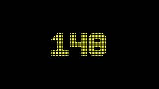 420 seconds countdown timer with full zero second