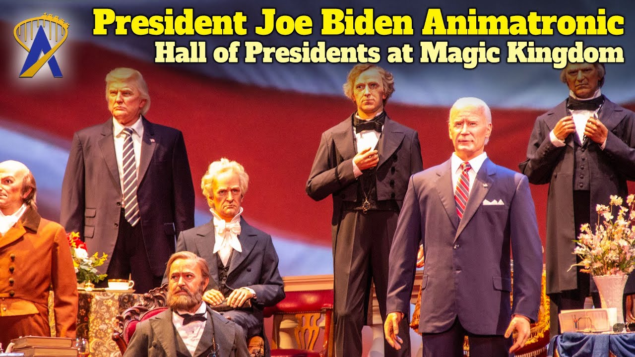 New President Joe Biden Animatronic In Hall Of Presidents At Disney’s ...