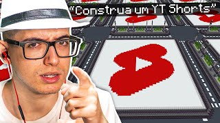 Fiz 100 Pessoas Construírem o Último YouTube Shorts que Assistiram!