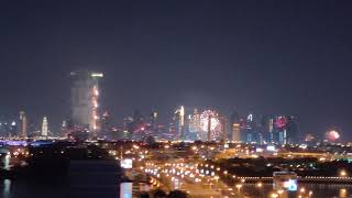 New Year fire work from Tulip Creek hotel apartment #dubai # firework