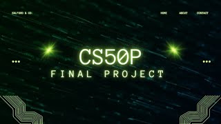 CS50P FINAL PROJECT
