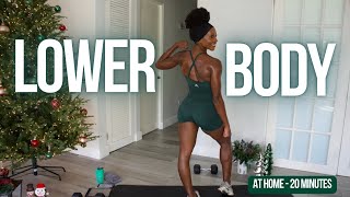 20 Minute Lower Body Workout | At Home Workout | DB Only | No Repeat