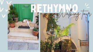 Rethymno walking tour, ein Spaziergang , Crete 2024, Kreta 2024 , Rethymno 2024,  Greece 2024 , 4K