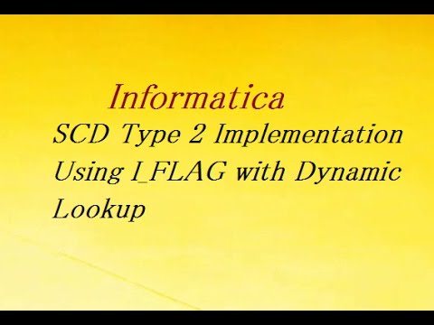 SCD Type 2 Implementation Using I_FLAG with Dynamic Lookup Informatica