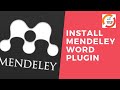 Install Mendeley Dekstop pada MS Word