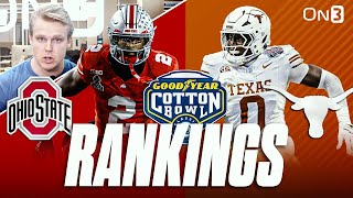 Ohio State Buckeyes vs Texas Longhorns Player RANKINGS | Cotton Bowl Top 10 Players, CFB Playoff