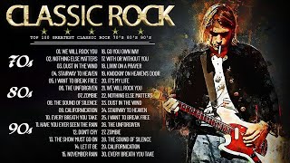 Best Classic Rock Songs 70s 80s 90s 🔥 Guns N Roses, Aerosmith, Bon Jovi, Metallica, Queen, ACDC, U0