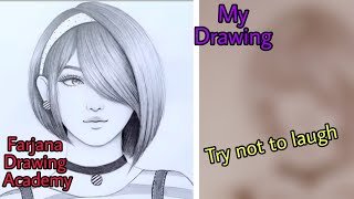 I tried to recreate Farjana Drawing Academy drawings | Recreation | Inspired by farjana | Art video